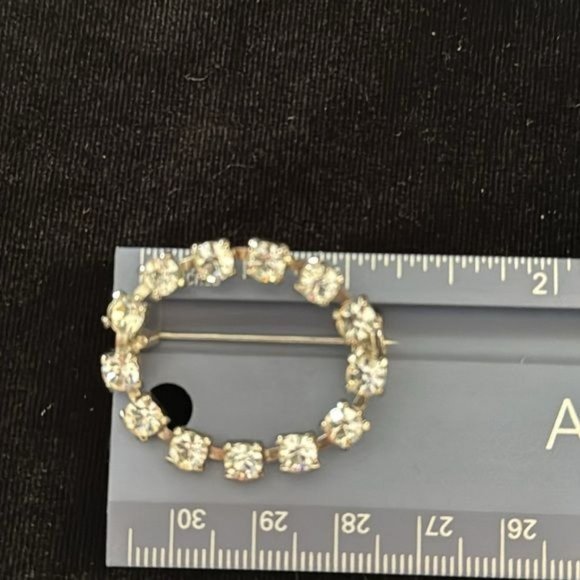 Vintage Austrian Crystal Brooch - Picture 4 of 4
